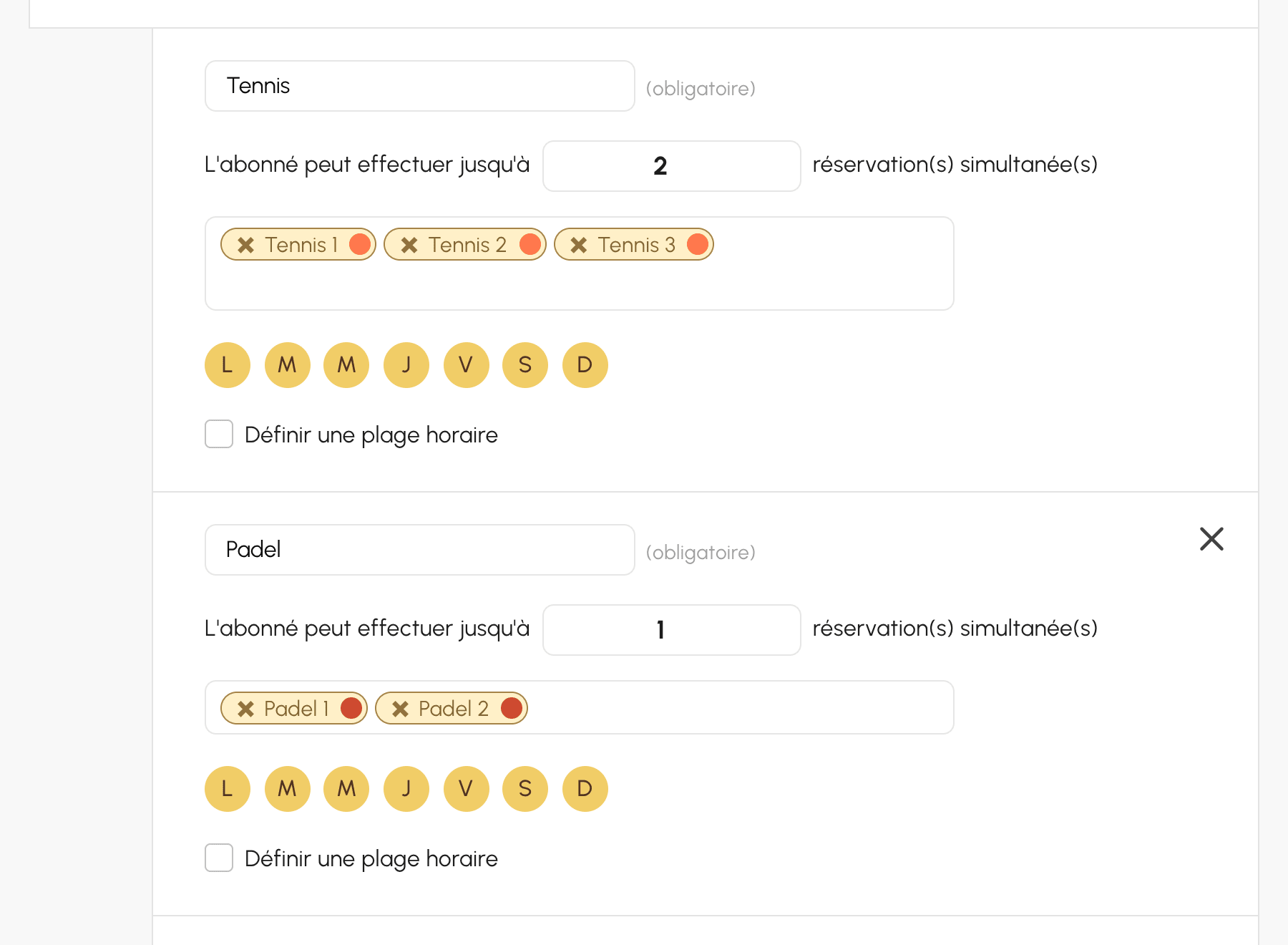 Configuration avancée des quotas