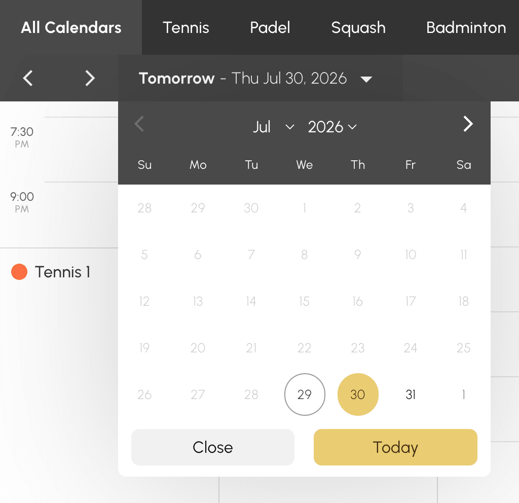 Date picker