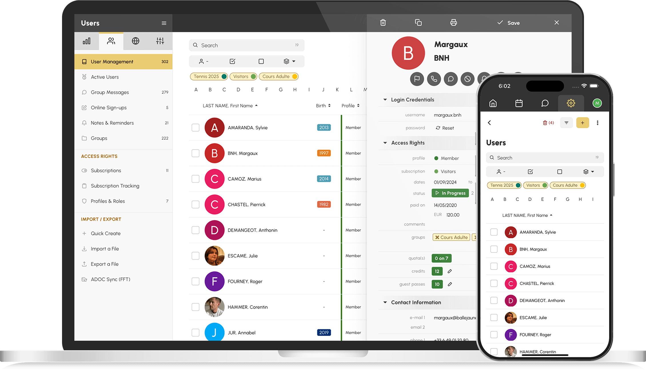 OpenResa Club Management Online Booking And Access Control
