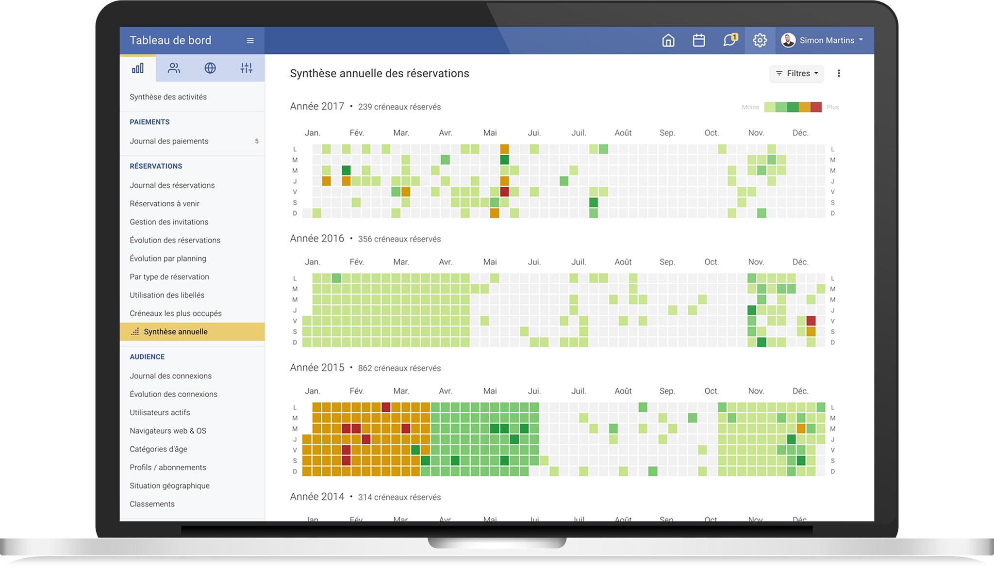 OpenResa Club Management Online Booking And Access Control